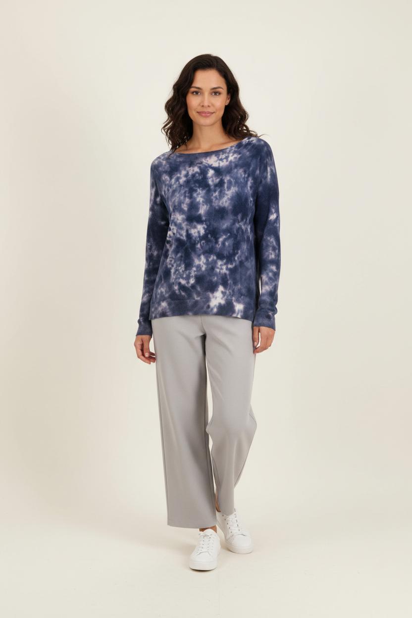 Pull Bleu et Blanc - Taille S/36 de la marque Sud express | PARAD92505 - Vendu par Paradigme - Image 1