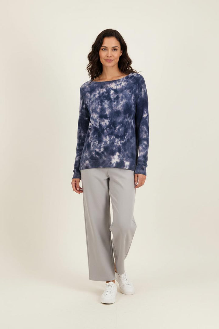 Pull Bleu et Blanc - Taille S/36 de la marque Sud express | PARAD92505 - Vendu par Paradigme - Image 1
