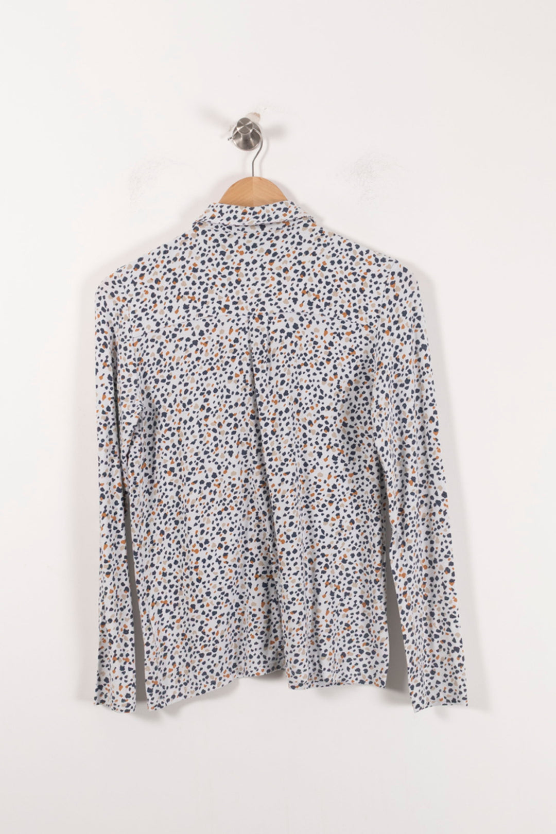 Chemise Blanche et Bleue - Taille XS/34 de la marque Caroll | PARAD92506 - Vendu par Paradigme - Image 4