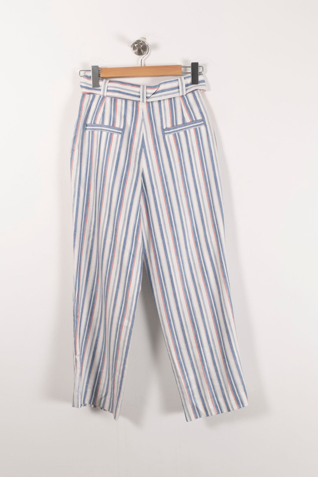 Pantalon Rayé Bleu et Blanc - Taille S/36 de la marque Claudie Pierlot | PARAD92517 - Vendu par Paradigme - Image 4