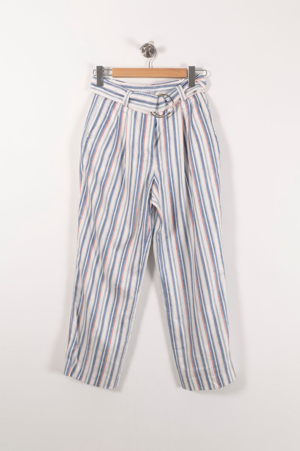 Pantalon Rayé Bleu et Blanc - Taille S/36 de la marque Claudie Pierlot | PARAD92517 - Vendu par Paradigme - Image 2