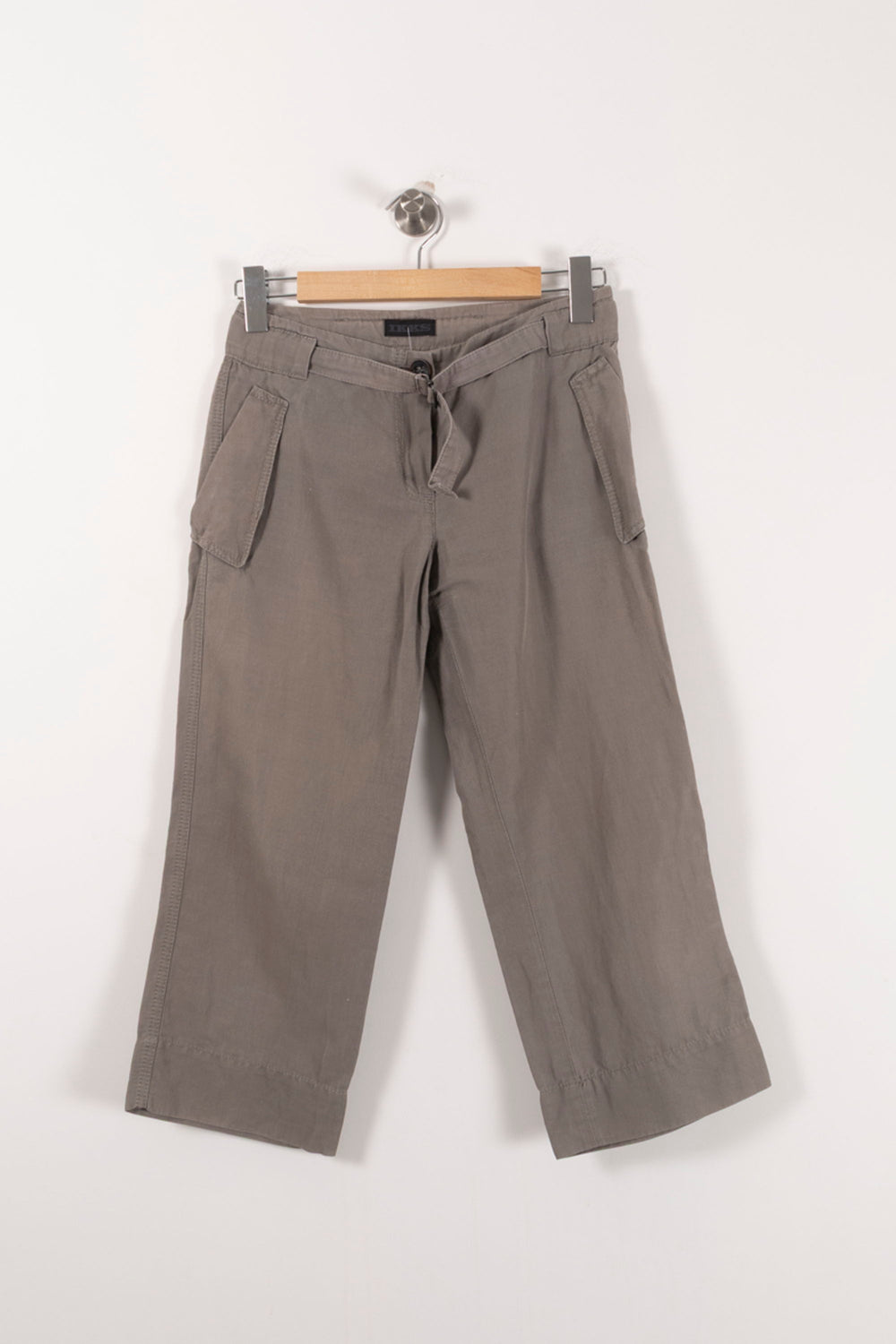 Pantalon Large Beige - Taille S/36 de la marque IKKS | PARAD92521 - Vendu par Paradigme - Image 2