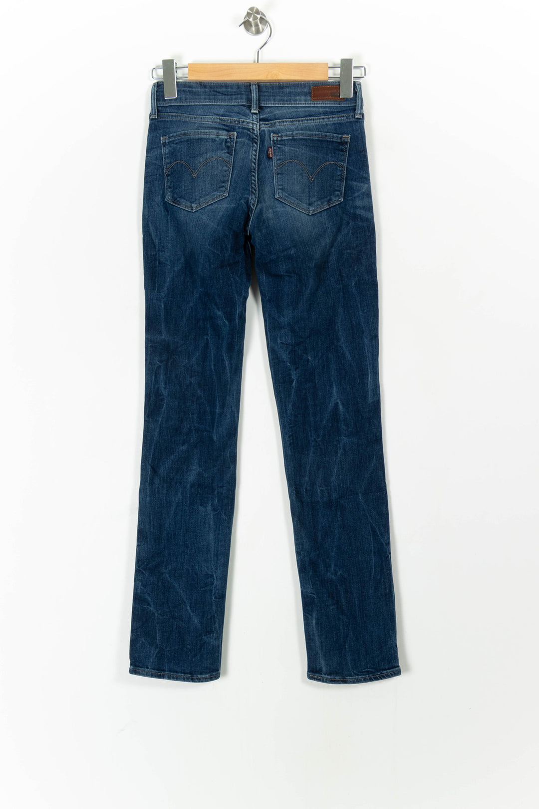 Jean Droit Bleu - Taille S/36 de la marque Levi's | PARAD92522 - Vendu par Paradigme - Image 4