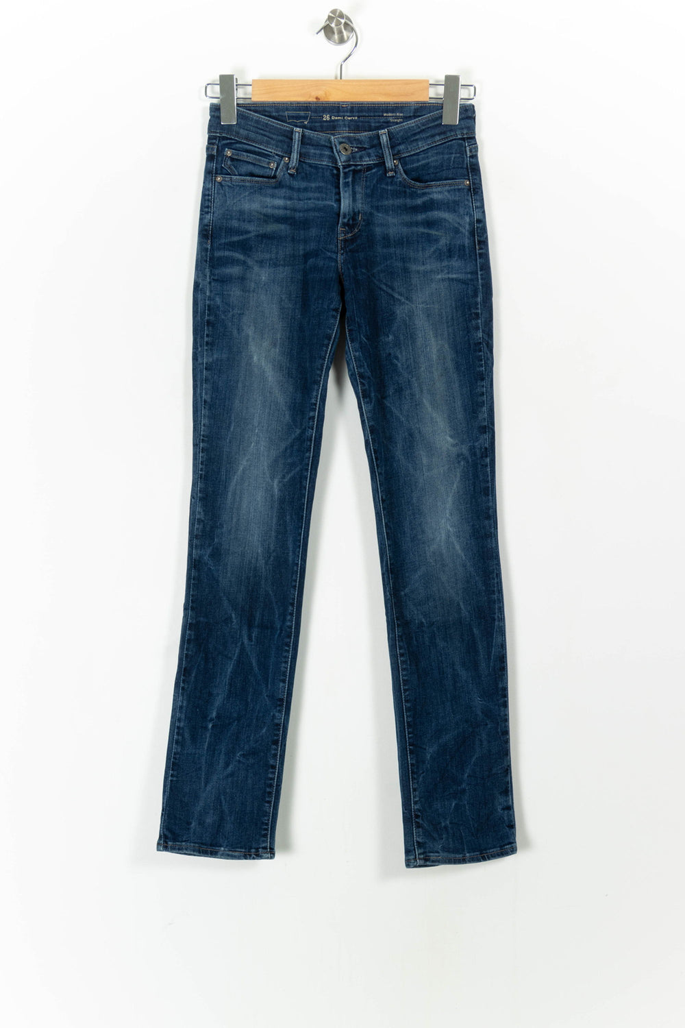 Jean Droit Bleu - Taille S/36 de la marque Levi's | PARAD92522 - Vendu par Paradigme - Image 2