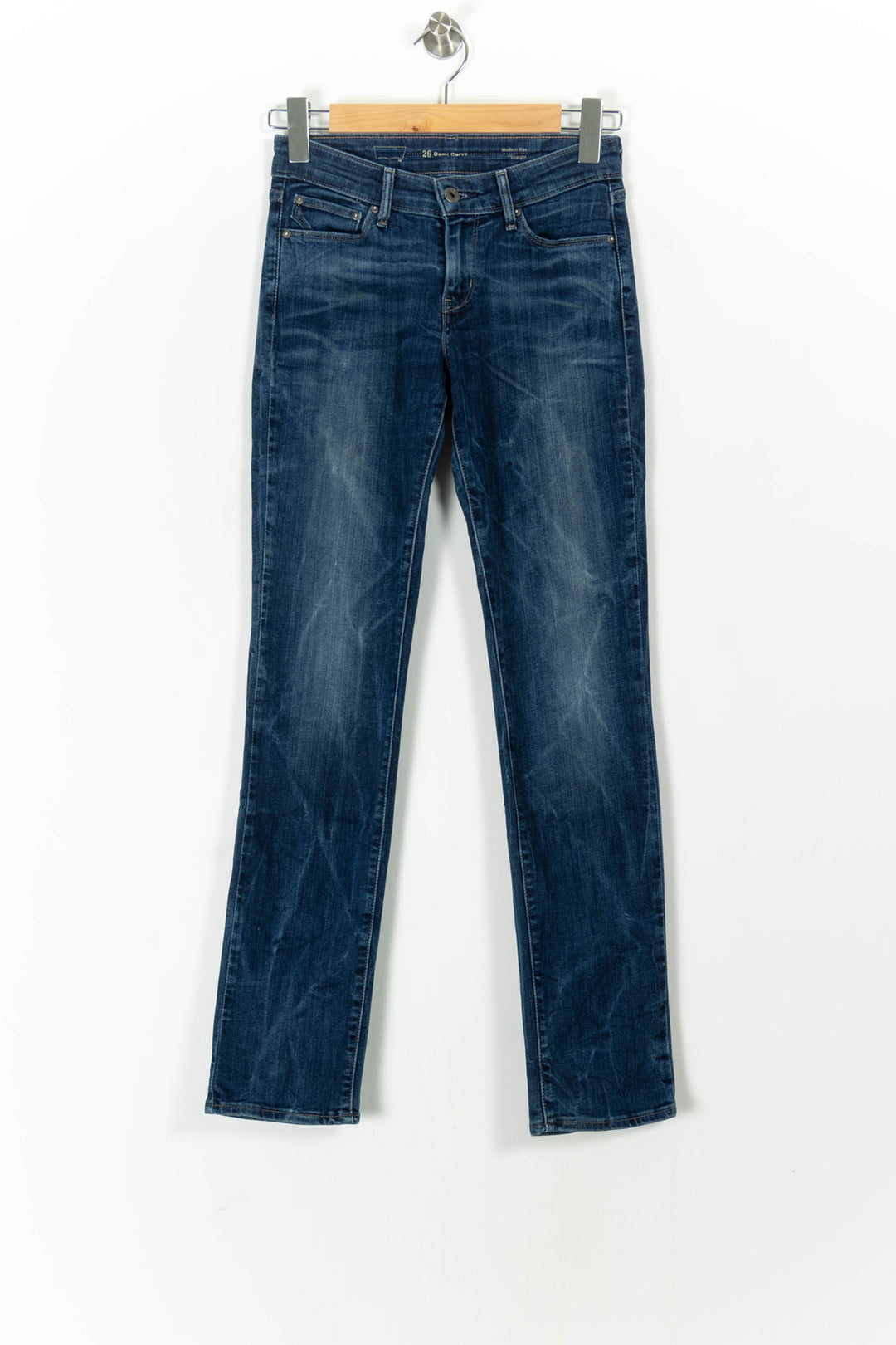 Jean Droit Bleu - Taille S/36 de la marque Levi's | PARAD92522 - Vendu par Paradigme - Image 2