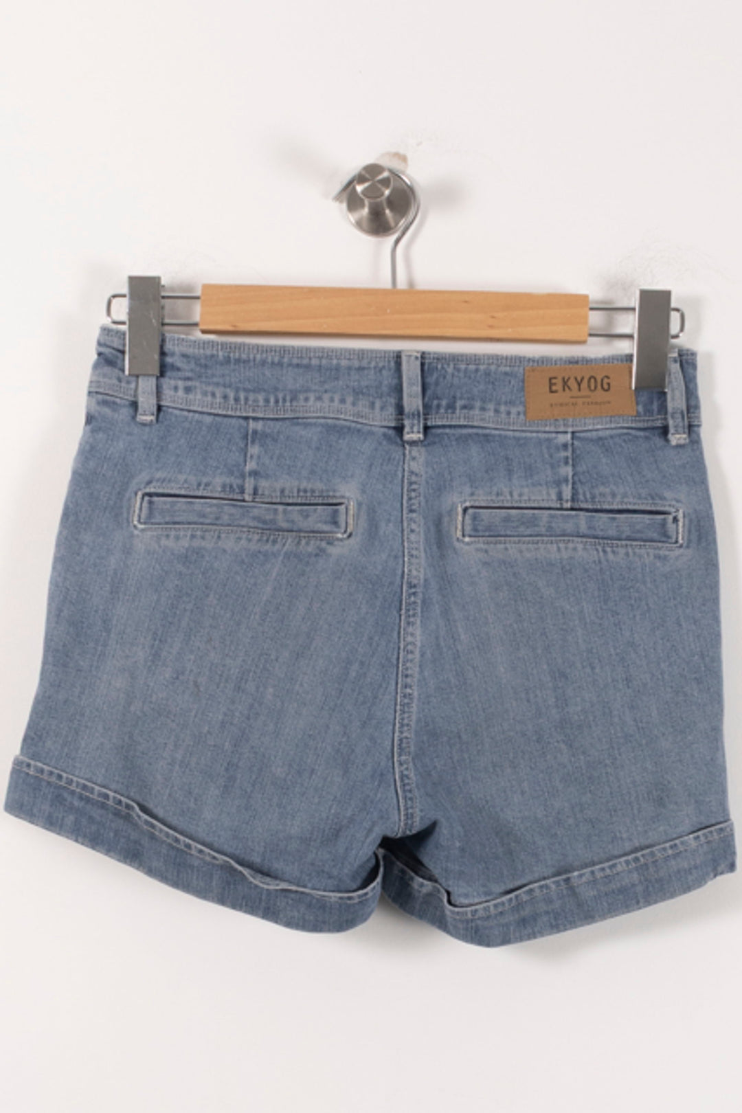 Short en Jean Bleu - Taille S/36 de la marque Ekyog | PARAD92527 - Vendu par Paradigme - Image 4