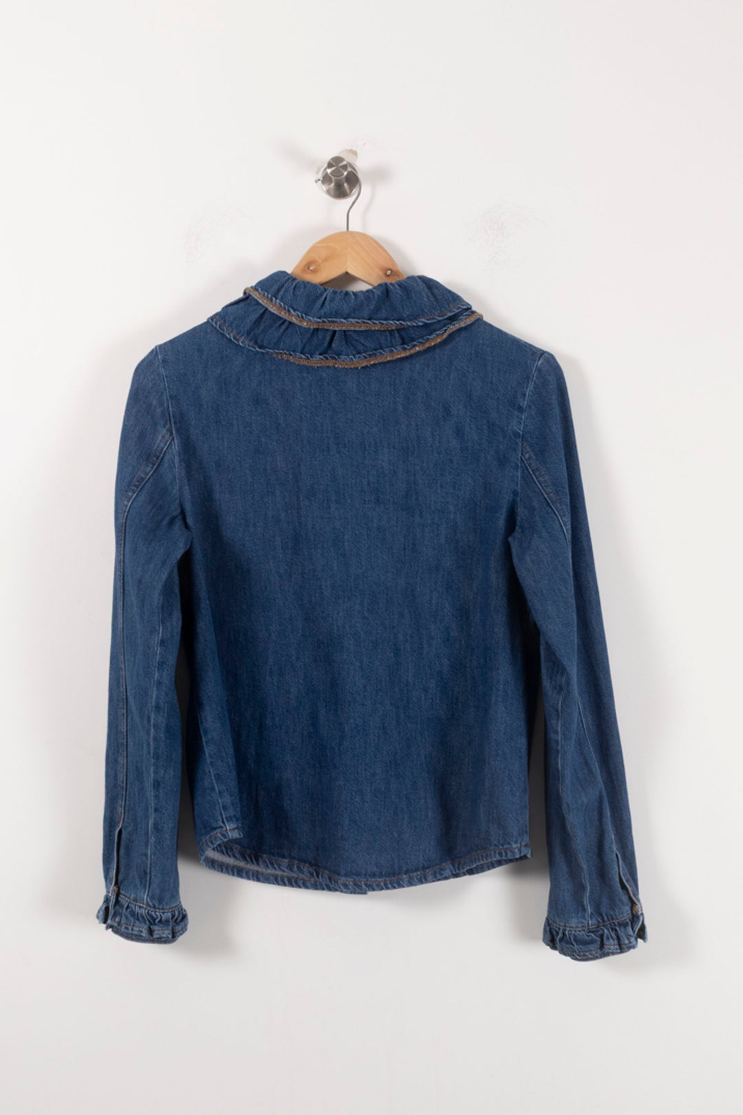 Chemise en Jean Bleue - Taille S/36 de la marque Balzac Paris | PARAD92530 - Vendu par Paradigme - Image 4