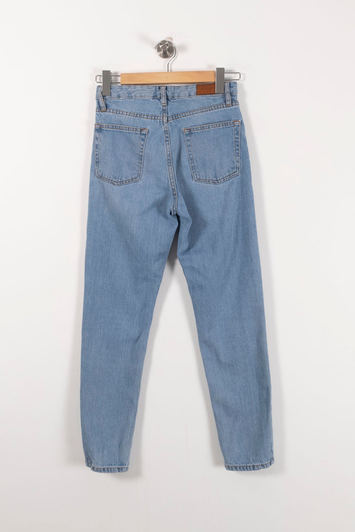 Jean Droit Bleu - Taille S/36 de la marque Sézane | PARAD92533 - Vendu par Paradigme - Image 4