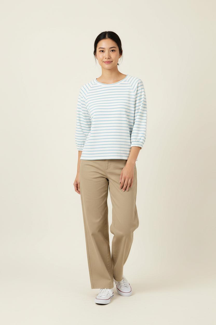 Pull Blanc et Bleu - Taille S/36 de la marque Maison 123 | PARAD92534 - Vendu par Paradigme - Image 1