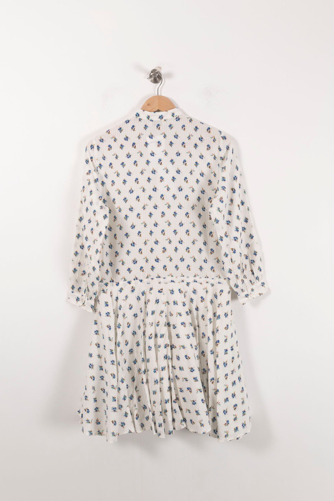 Robe Chemise Blanche et Bleue - Taille S/36 de la marque Zadig&Voltaire | PARAD92535 - Vendu par Paradigme - Image 4