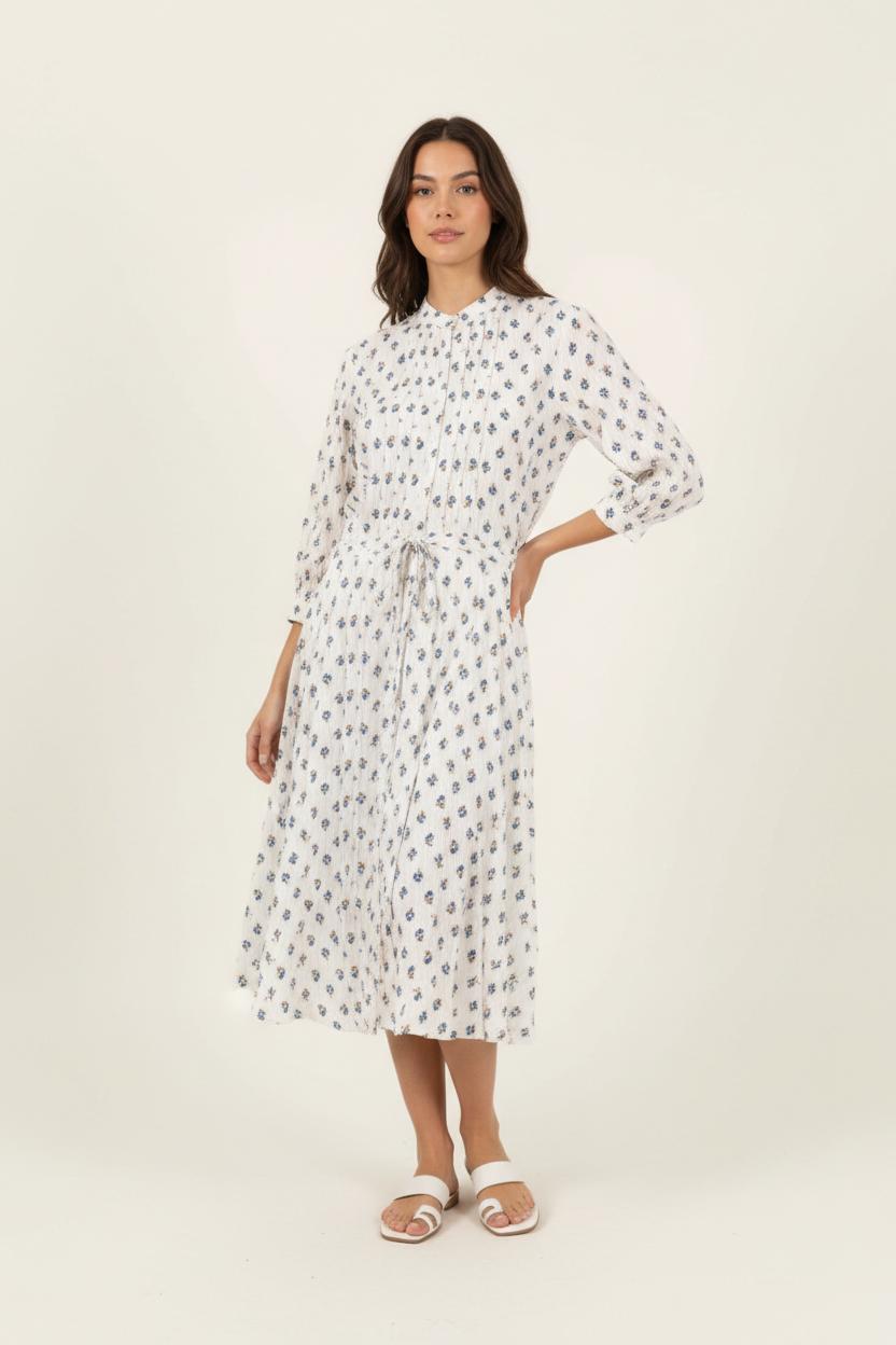 Robe Chemise Blanche et Bleue - Taille S/36 de la marque Zadig&Voltaire | PARAD92535 - Vendu par Paradigme - Image 1