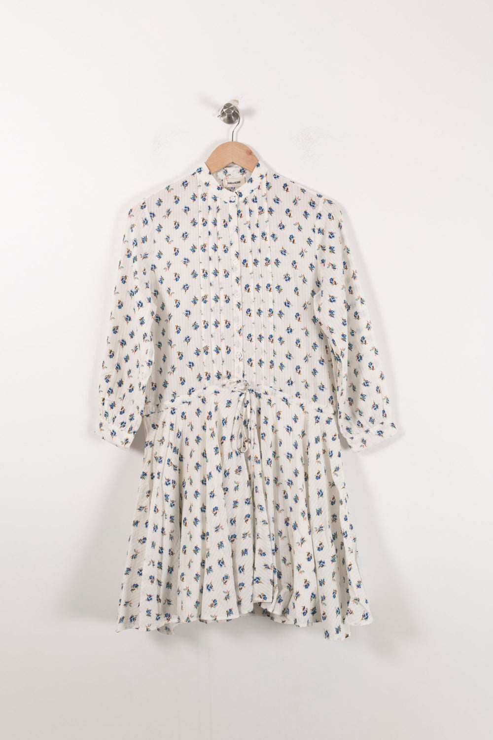 Robe Chemise Blanche et Bleue - Taille S/36 de la marque Zadig&Voltaire | PARAD92535 - Vendu par Paradigme - Image 2
