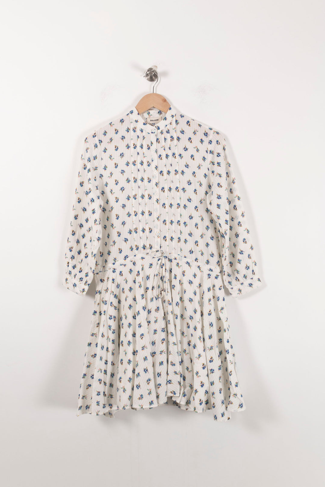 Robe Chemise Blanche et Bleue - Taille S/36 de la marque Zadig&Voltaire | PARAD92535 - Vendu par Paradigme - Image 2