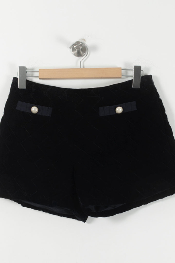 Short Noir - Taille L/40 de la marque Claudie Pierlot | PARAD92538 - Vendu par Paradigme - Image 2