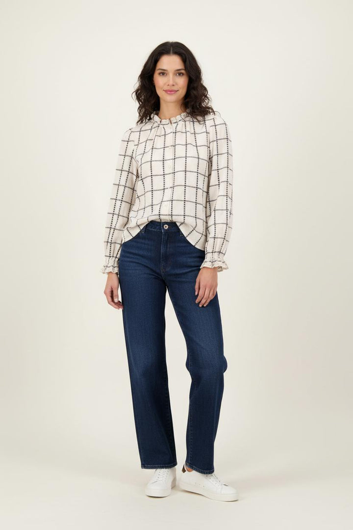 Blouse Blanche et Noire - Taille XS/34 de la marque ba&sh | PARAD92542 - Vendu par Paradigme - Image 1