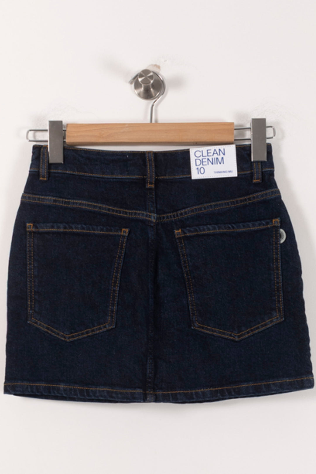 Jupe en Jean Bleue - Taille XS/34 de la marque Thinking Mu | PARAD92551 - Vendu par Paradigme - Image 4