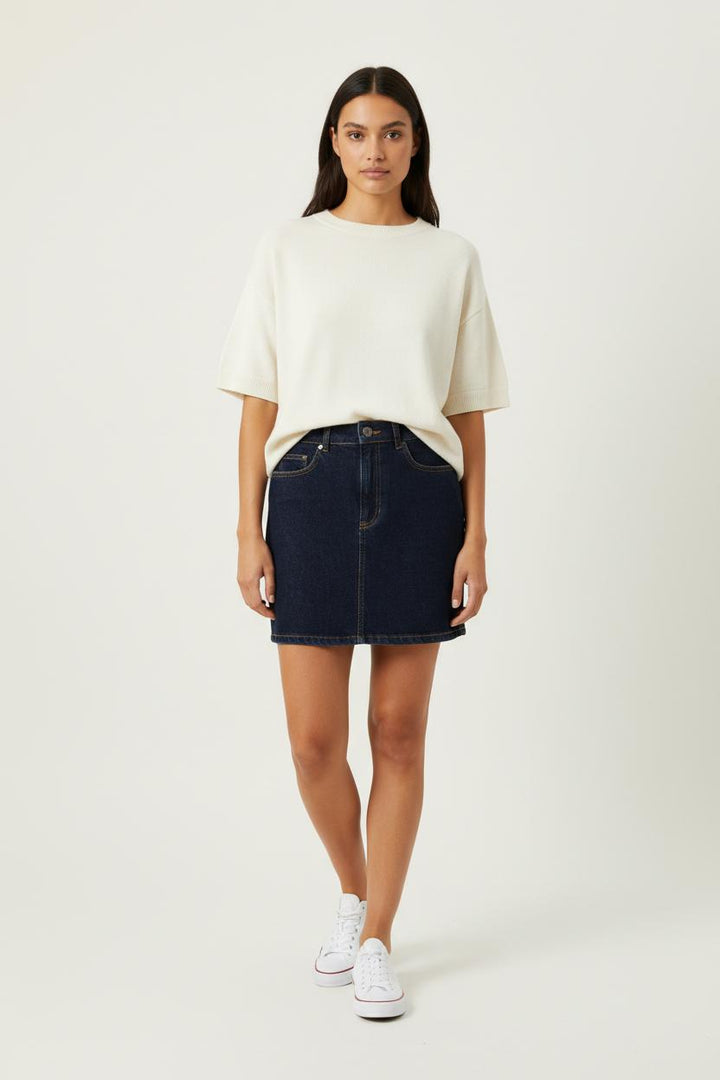Jupe en Jean Bleue - Taille XS/34 de la marque Thinking Mu | PARAD92551 - Vendu par Paradigme - Image 1