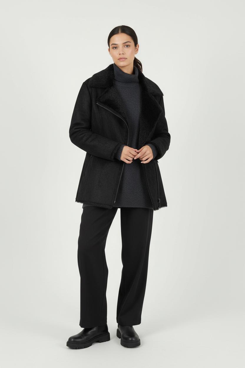 Veste Noire - Taille M/38 de la marque IKKS | PARAD92555 - Vendu par Paradigme - Image 1