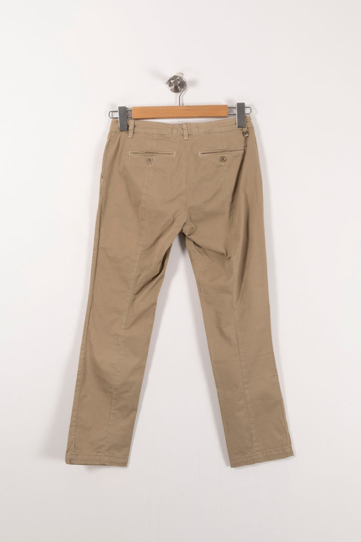 Pantalon Beige - Taille S/36 de la marque Weekend Max Mara | PARAD92557 - Vendu par Paradigme - Image 4
