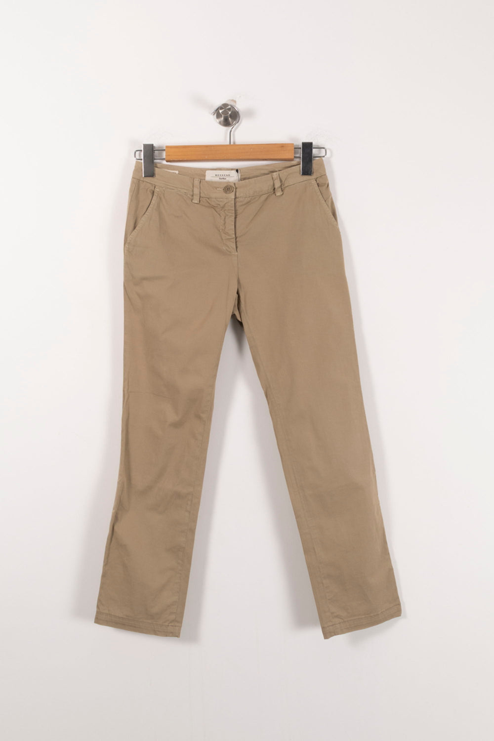 Pantalon Beige - Taille S/36 de la marque Weekend Max Mara | PARAD92557 - Vendu par Paradigme - Image 2