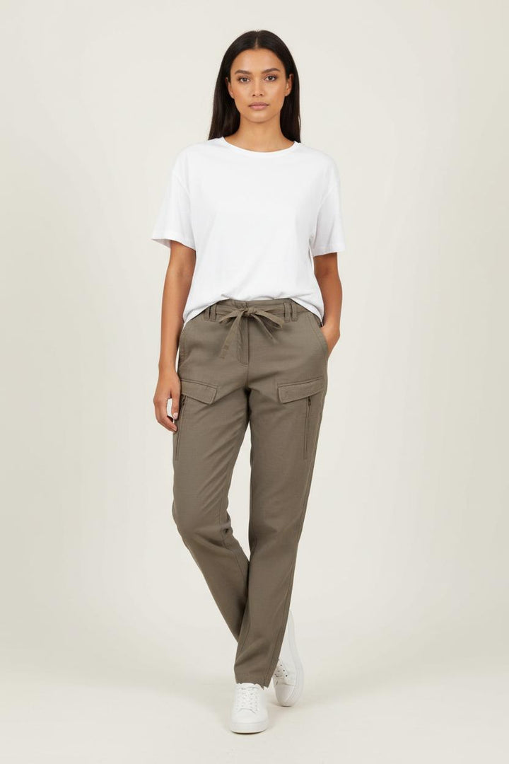 Pantalon Cargo Vert - Taille XS/34 de la marque IKKS | PARAD92558 - Vendu par Paradigme - Image 1