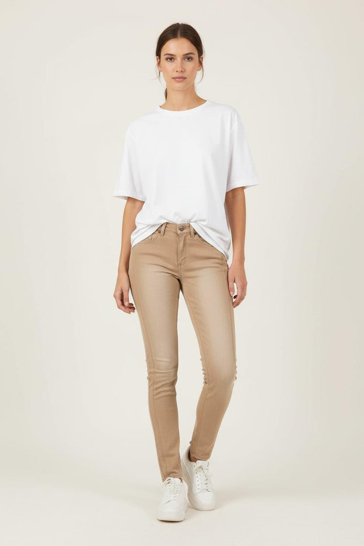 Jean Beige - Taille S/36 de la marque IKKS | PARAD92559 - Vendu par Paradigme - Image 1