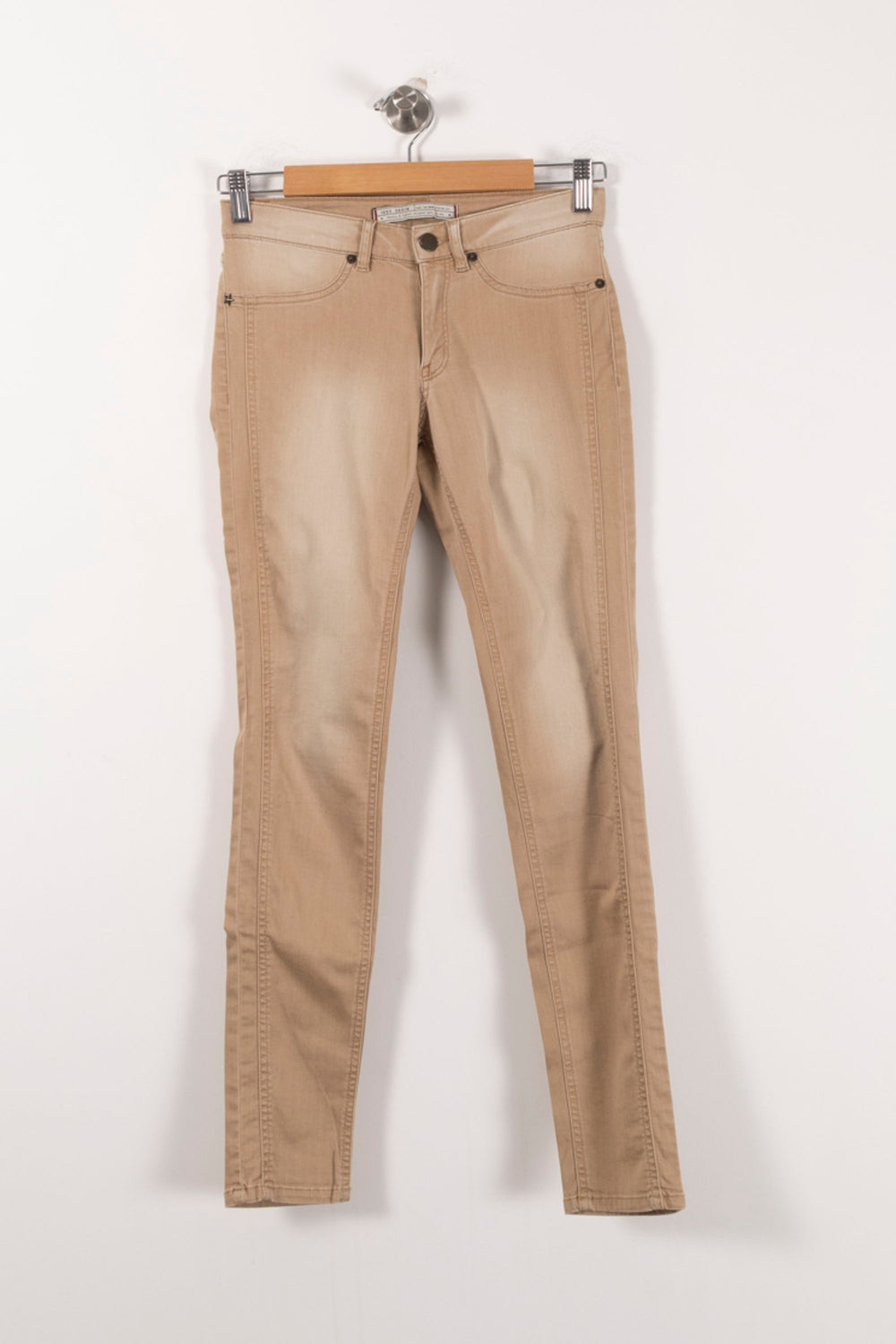 Jean Beige - Taille S/36 de la marque IKKS | PARAD92559 - Vendu par Paradigme - Image 2