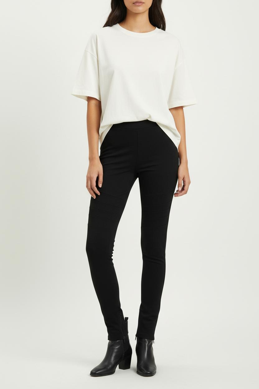 Legging Noir - Taille S/36 de la marque IKKS | PARAD92560 - Vendu par Paradigme - Image 1