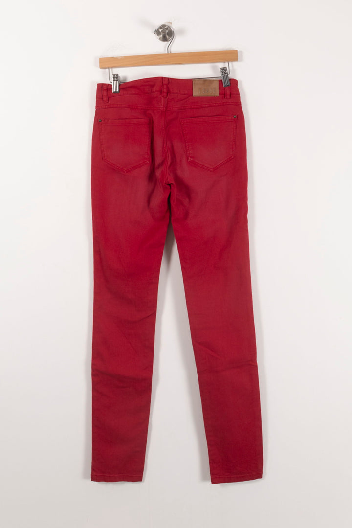 Jean Rouge - Taille S/36 de la marque I.Code | PARAD92563 - Vendu par Paradigme - Image 4