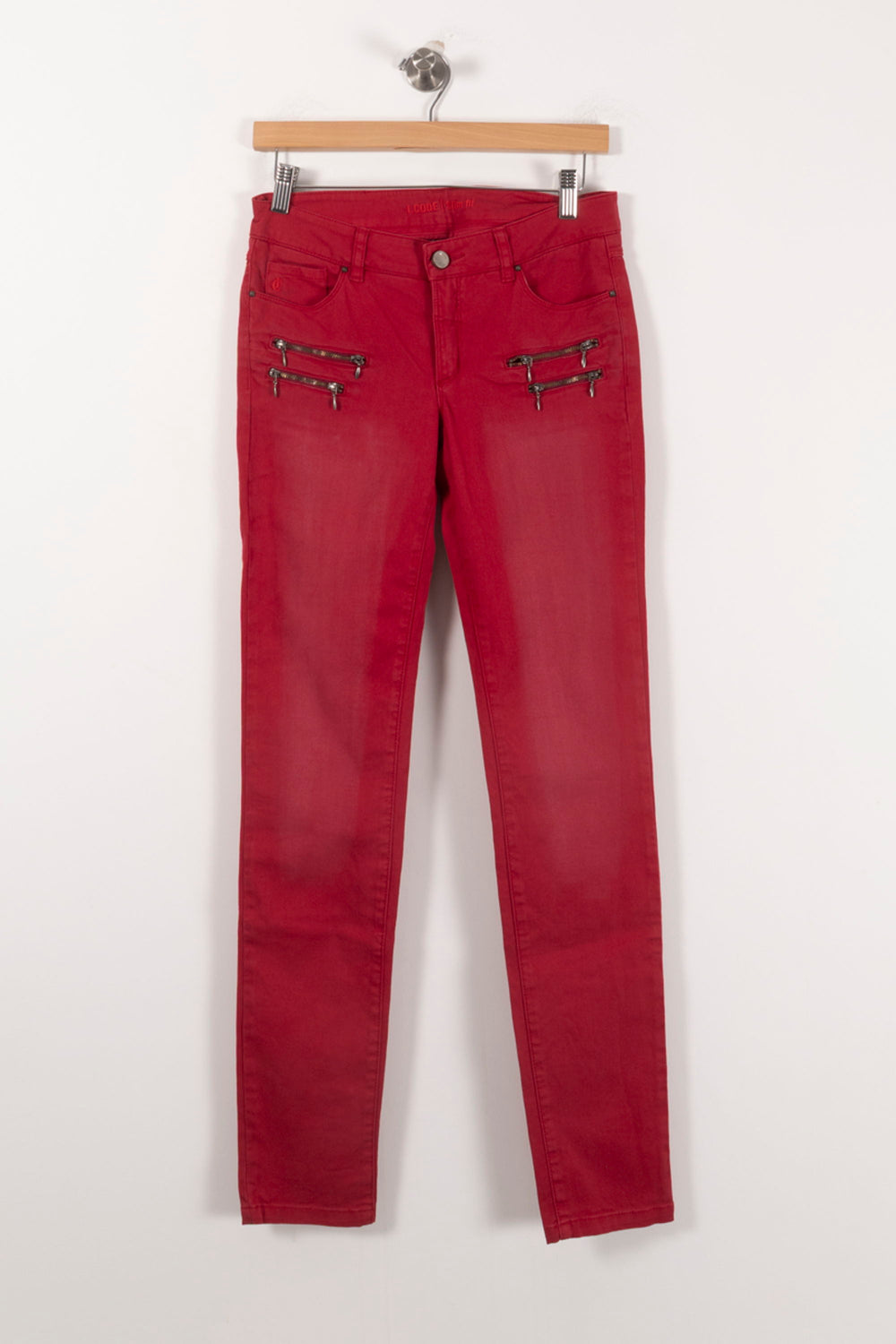 Jean Rouge - Taille S/36 de la marque I.Code | PARAD92563 - Vendu par Paradigme - Image 2