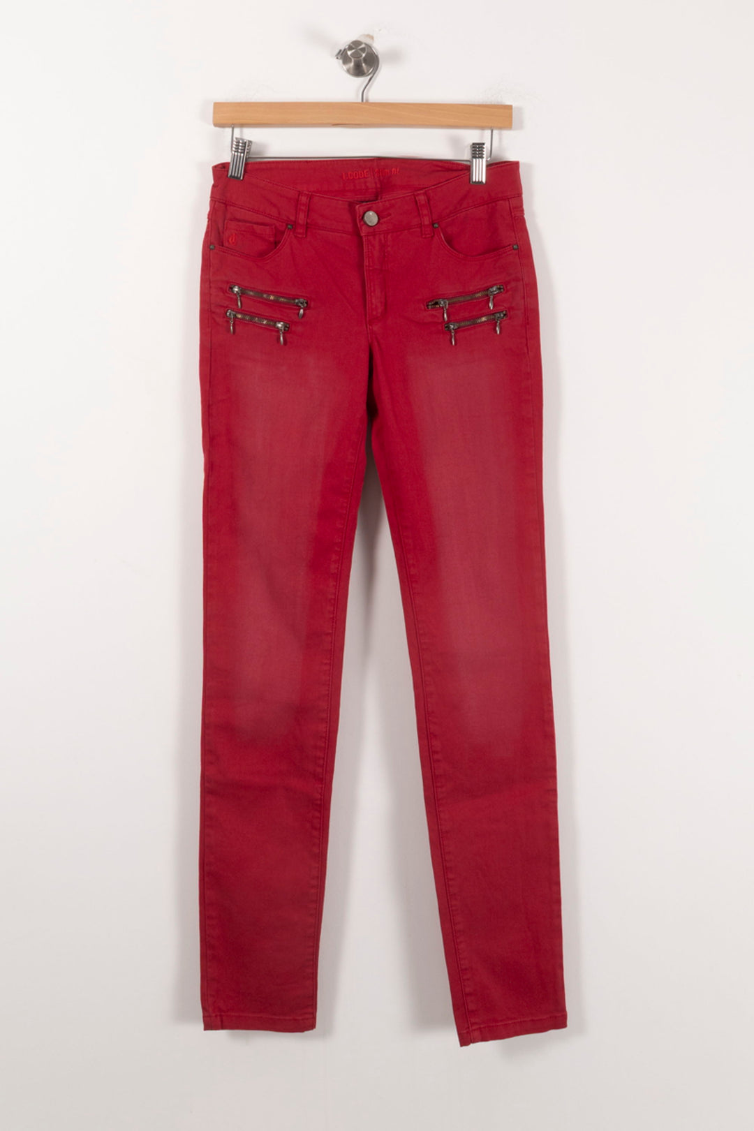 Jean Rouge - Taille S/36 de la marque I.Code | PARAD92563 - Vendu par Paradigme - Image 2