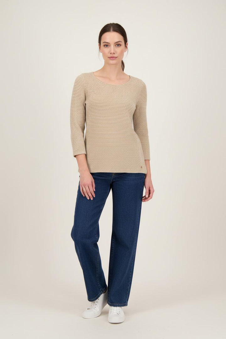 Pull Beige et Gris - Taille S/36 de la marque Des petits hauts | PARAD92570 - Vendu par Paradigme - Image 1