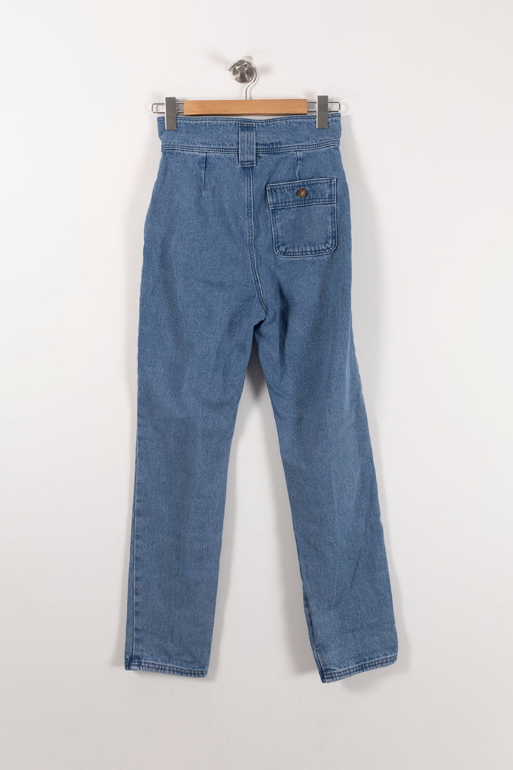 Jean Bleu - Taille S/36 de la marque Sézane | PARAD92584 - Vendu par Paradigme - Image 4