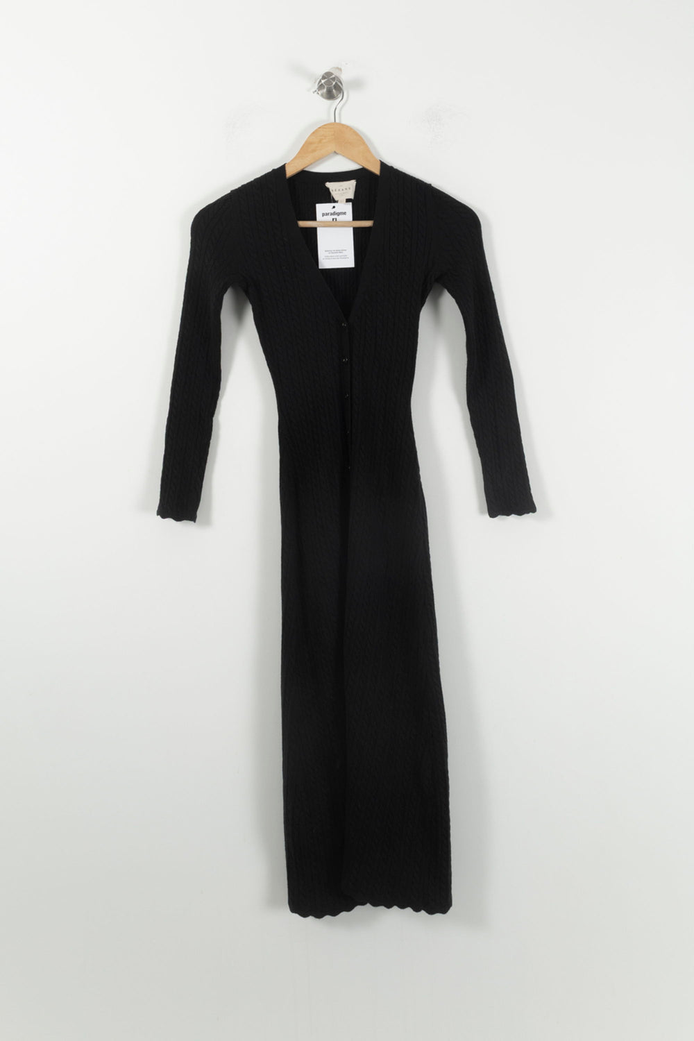 Robe Longue Noire - Taille S/36 de la marque Sézane | PARAD92585 - Vendu par Paradigme - Image 2