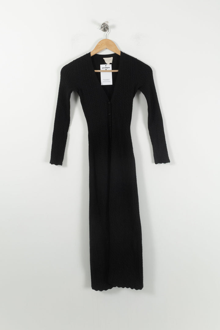Robe Longue Noire - Taille S/36 de la marque Sézane | PARAD92585 - Vendu par Paradigme - Image 2