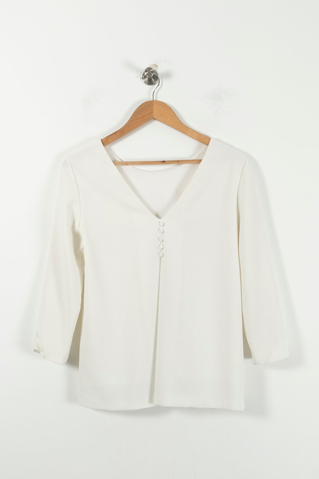 Blouse Blanche - Taille S/36 de la marque Sézane | PARAD92586 - Vendu par Paradigme - Image 4