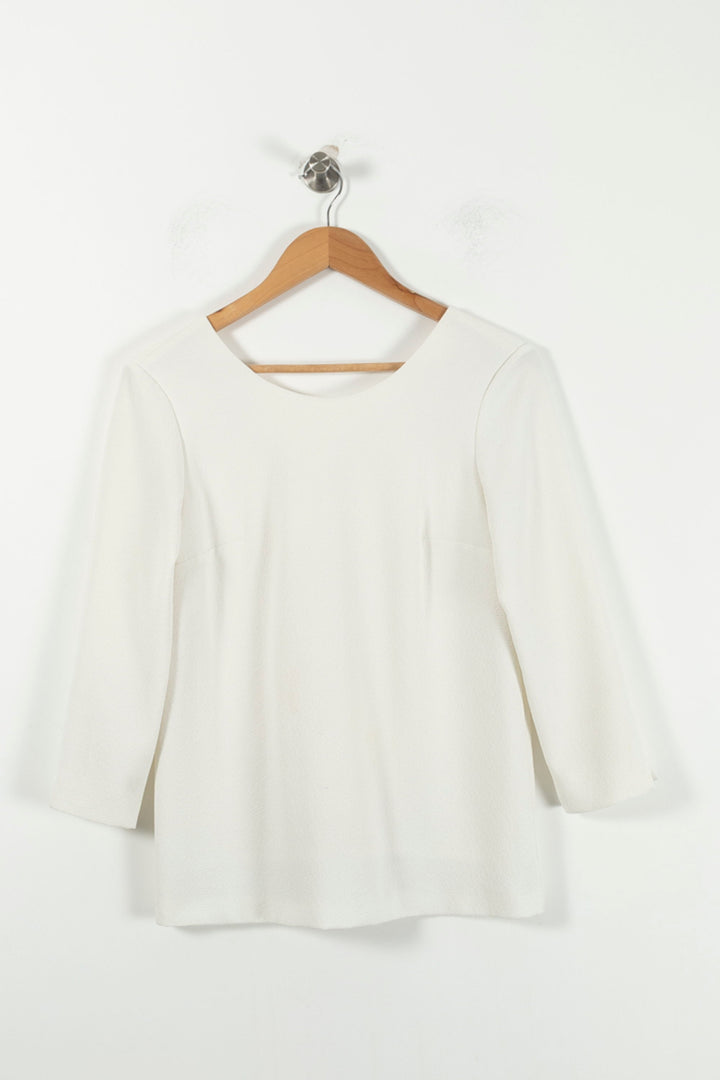 Blouse Blanche - Taille S/36 de la marque Sézane | PARAD92586 - Vendu par Paradigme - Image 2