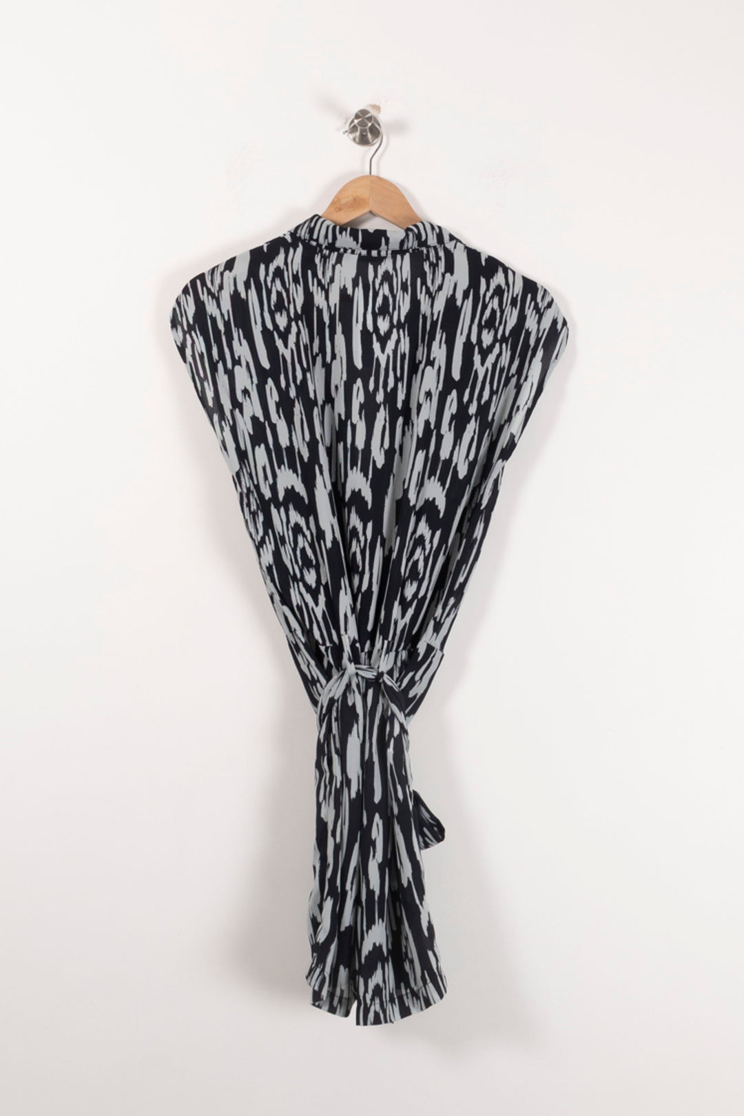 Combishort Noir et Gris - Taille M/38 de la marque Sézane | PARAD92592 - Vendu par Paradigme - Image 4