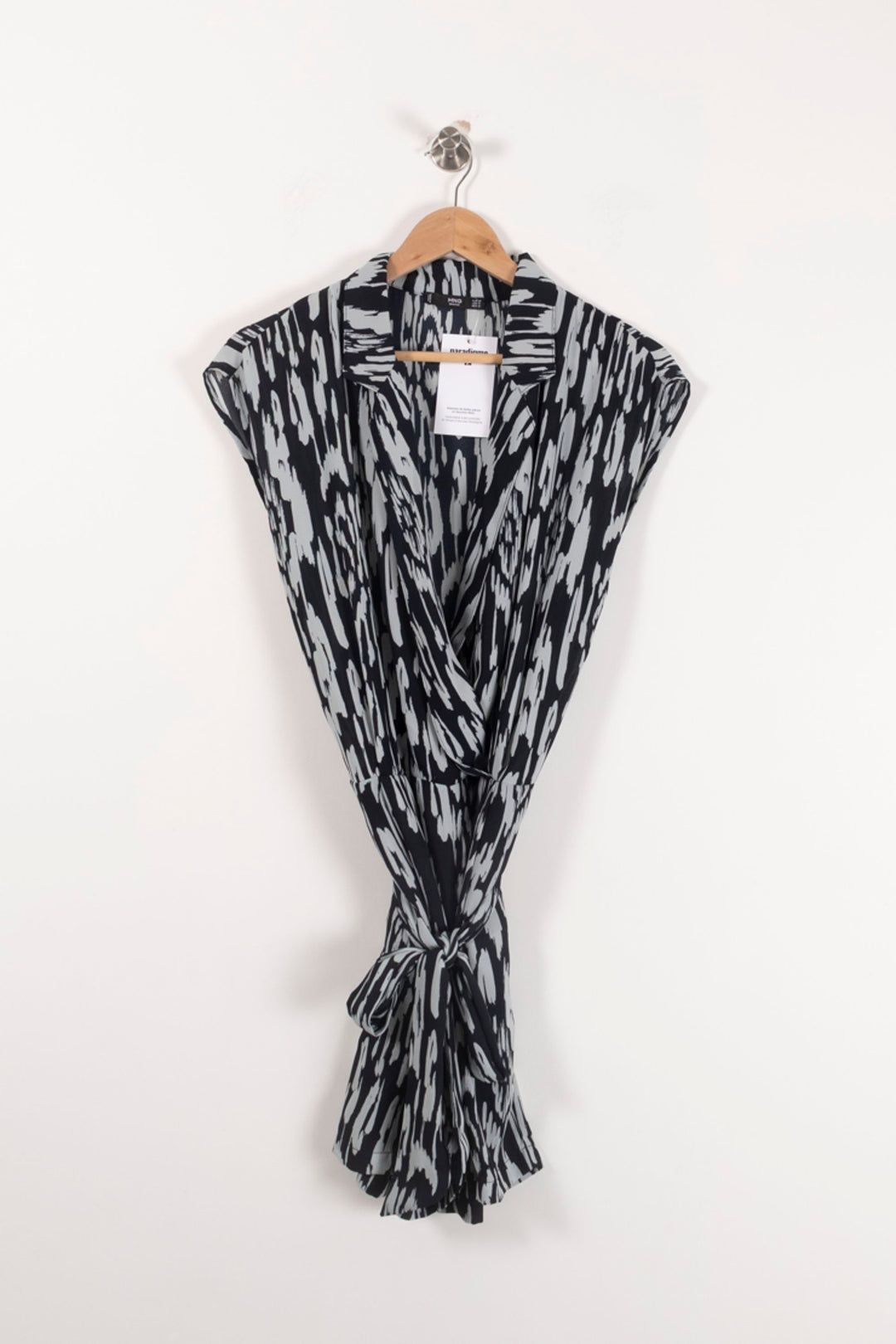 Combishort Noir et Gris - Taille M/38 de la marque Sézane | PARAD92592 - Vendu par Paradigme - Image 2