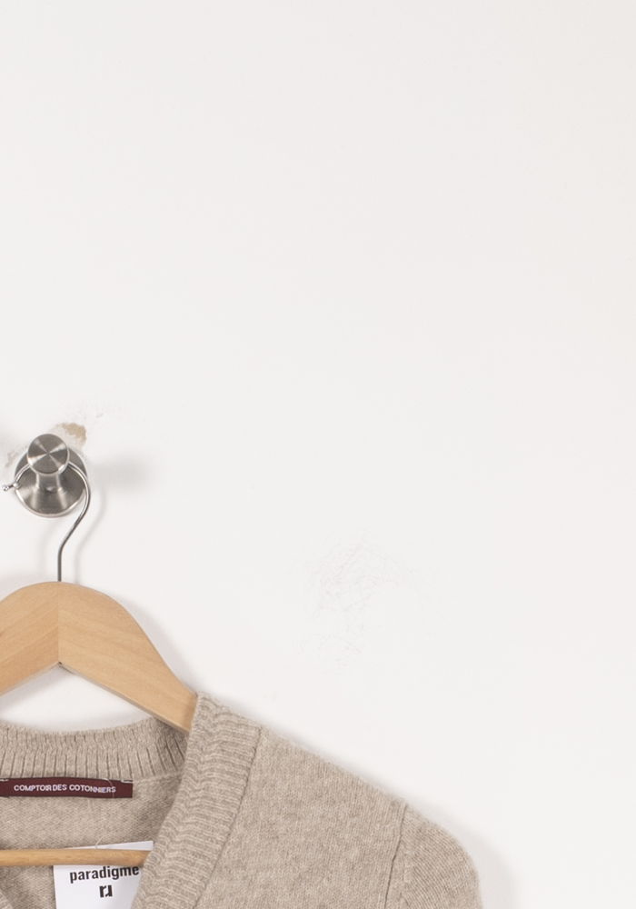 Cardigan Beige - Taille XS/34 de la marque Comptoir des Cotonniers | PARAD92599 - Vendu par Paradigme - Image 3