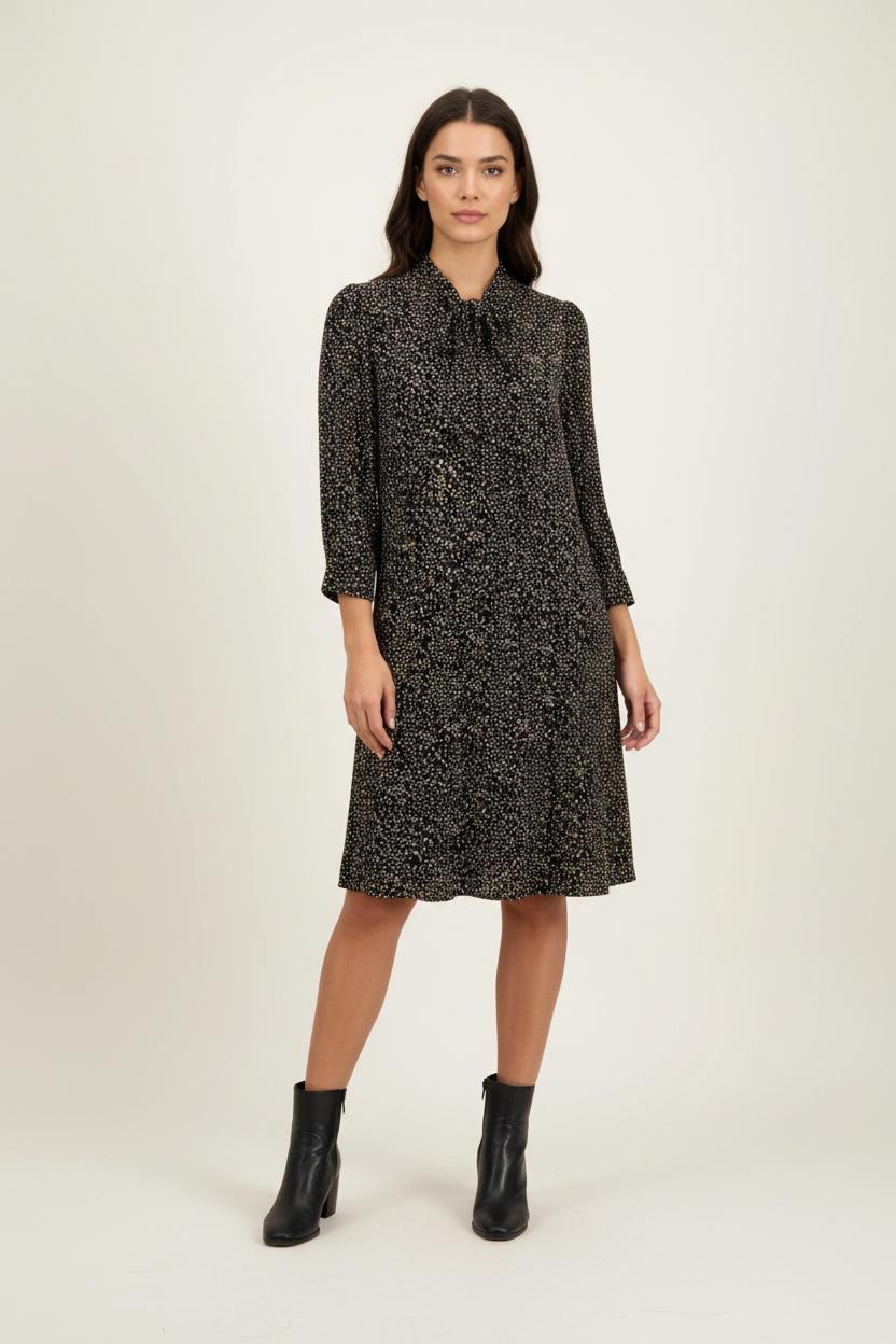 Robe Courte Noire et Blanche - Taille XS/34 de la marque Comptoir des Cotonniers | PARAD92602 - Vendu par Paradigme - Image 1