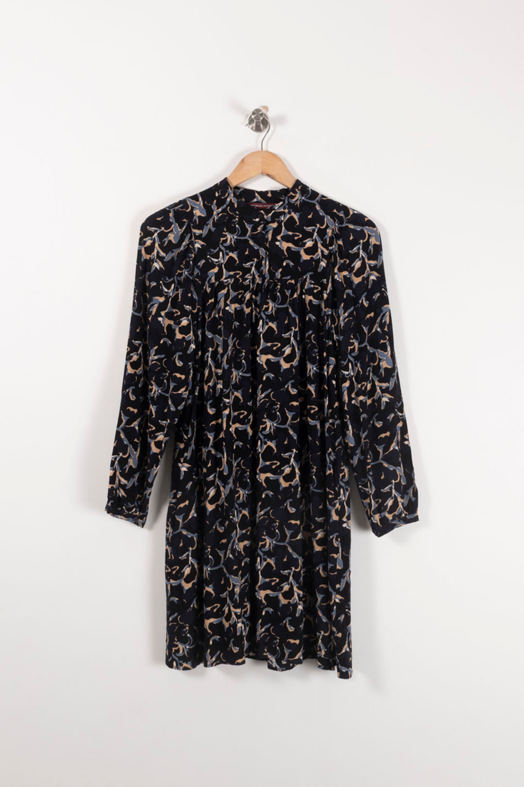 Robe Fluide Noire et Beige - Taille XS/34 de la marque Comptoir des Cotonniers | PARAD92603 - Vendu par Paradigme - Image 2