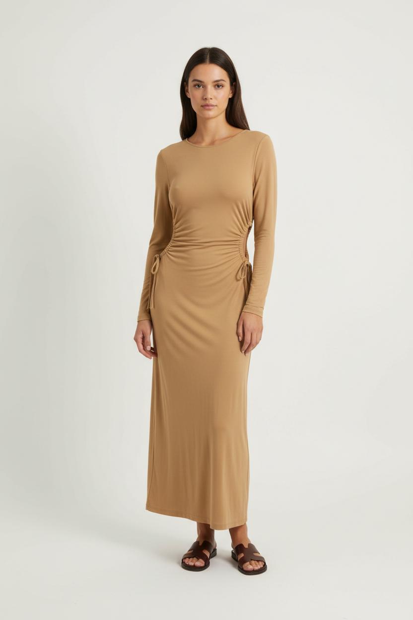 Robe Longue Or - Taille M/38 de la marque ZAPA | PARAD92608 - Vendu par Paradigme - Image 1