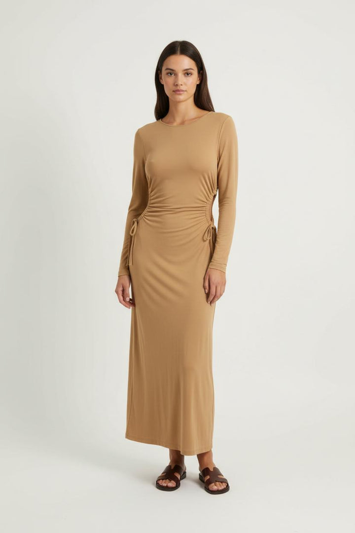 Robe Longue Or - Taille M/38 de la marque ZAPA | PARAD92608 - Vendu par Paradigme - Image 1