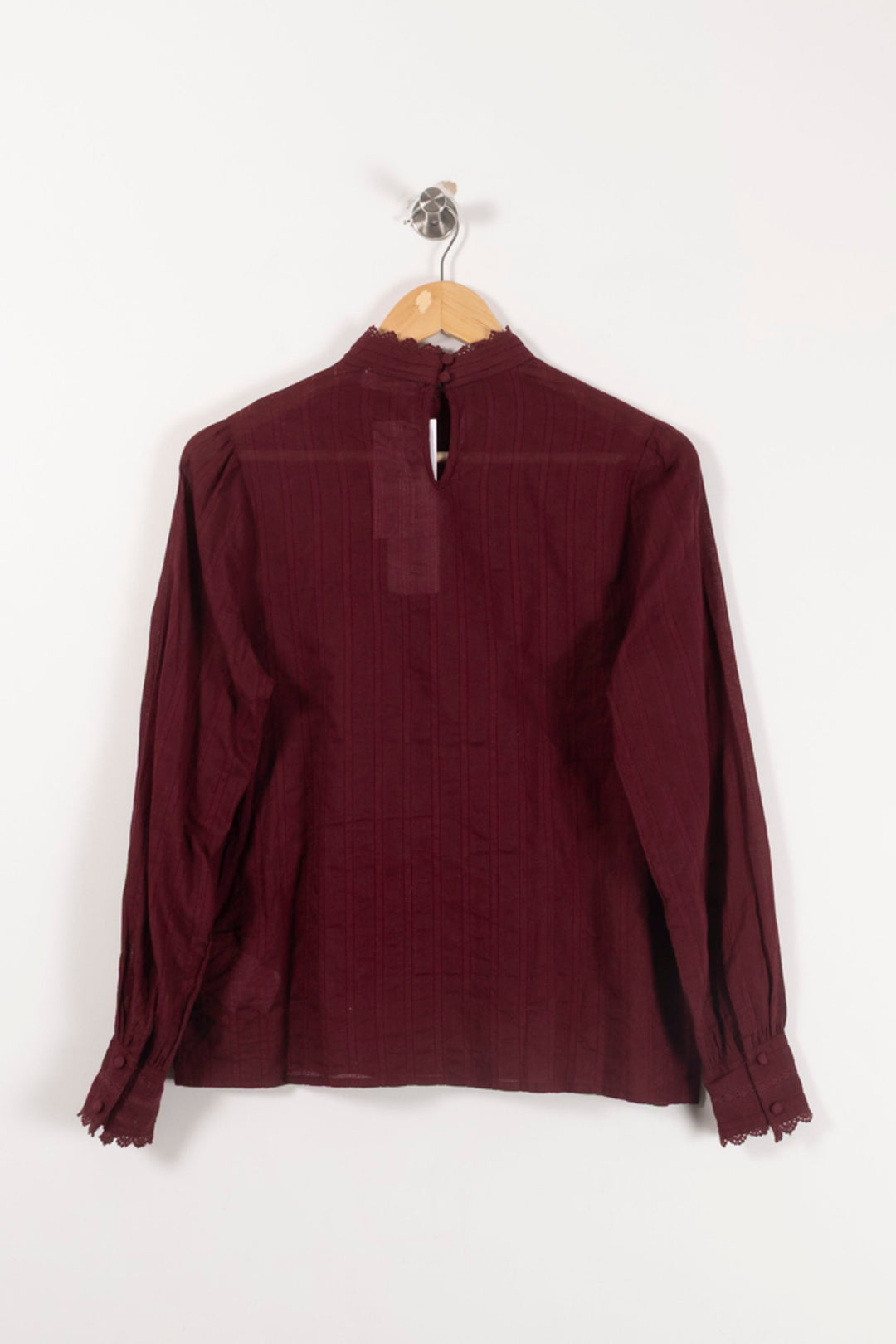 Blouse Bordeaux - Taille S/36 de la marque Kookai | PARAD92610 - Vendu par Paradigme - Image 4