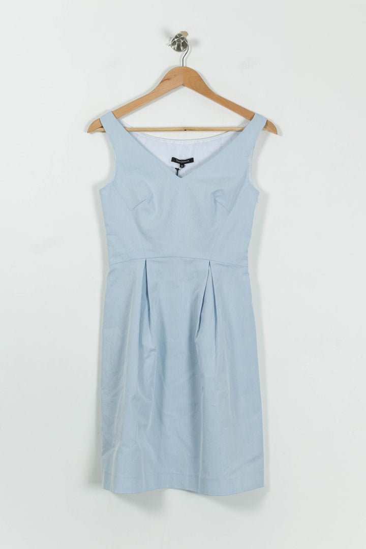 Robe Sans Manches Bleu - Taille S/36 de la marque Tara Jarmon | PARAD92613 - Vendu par Paradigme - Image 2