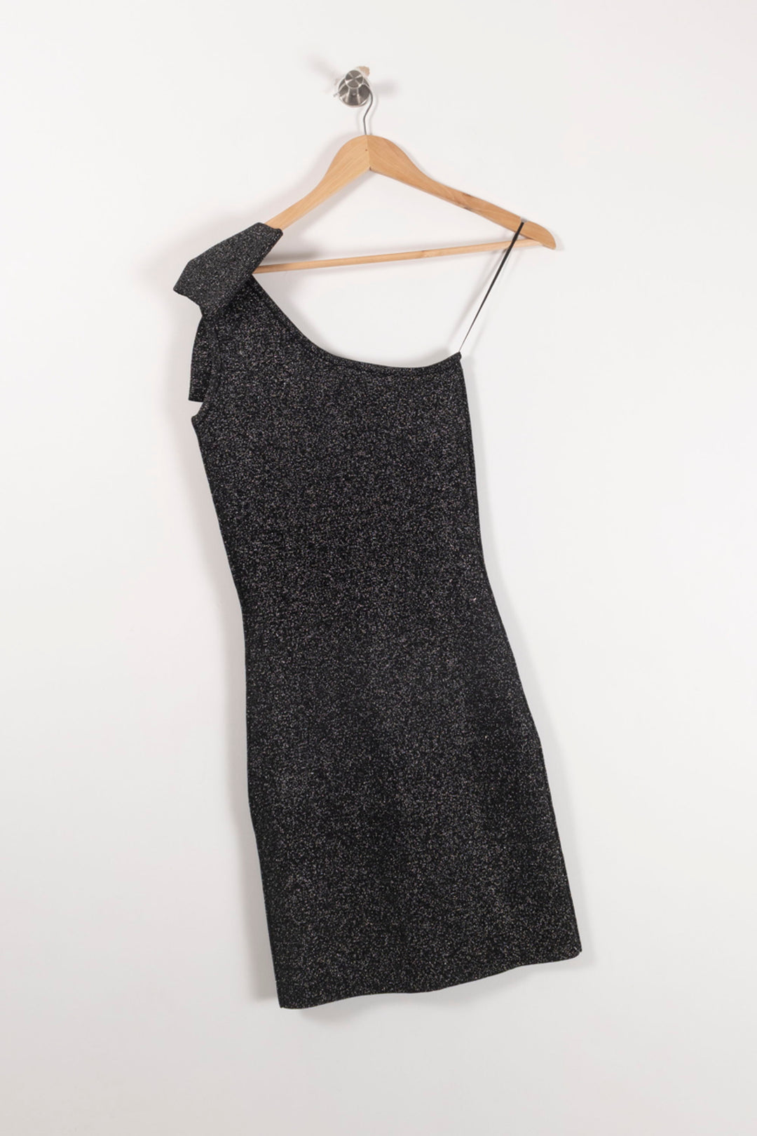 Robe Asymétrique Noire - Taille S/36 de la marque Tara Jarmon | PARAD92615 - Vendu par Paradigme - Image 4