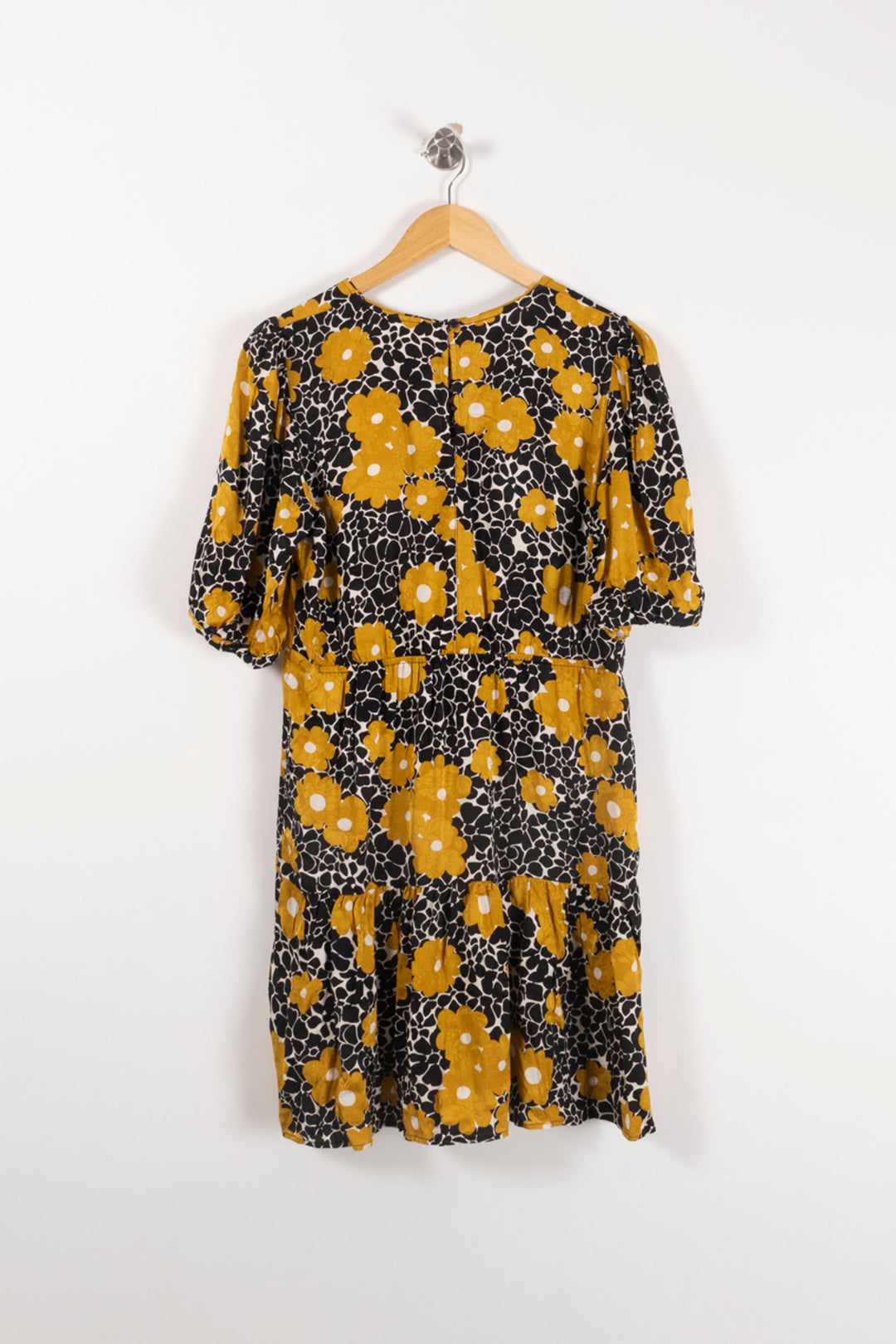 Robe Midi Noire et Jaune - Taille M/38 de la marque ba&sh | PARAD92617 - Vendu par Paradigme - Image 4