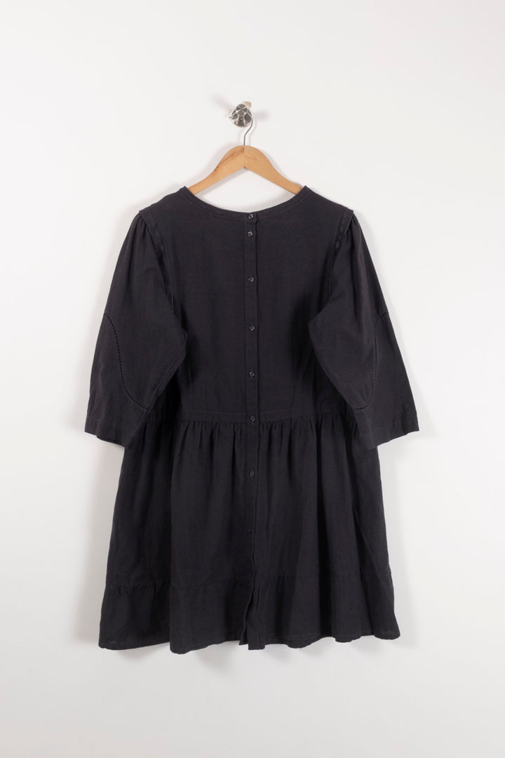 Robe Midi Grise - Taille M/38 de la marque ba&sh | PARAD92619 - Vendu par Paradigme - Image 4