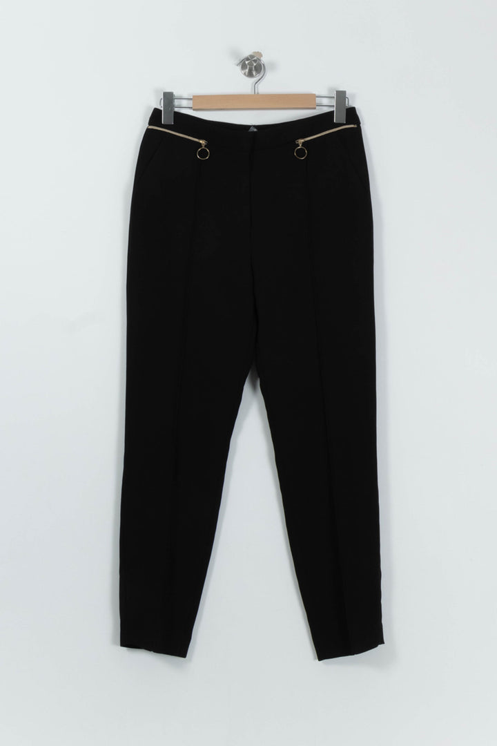 Pantalon Noir - Taille L/40 de la marque Tara Jarmon | PARAD92620 - Vendu par Paradigme - Image 2